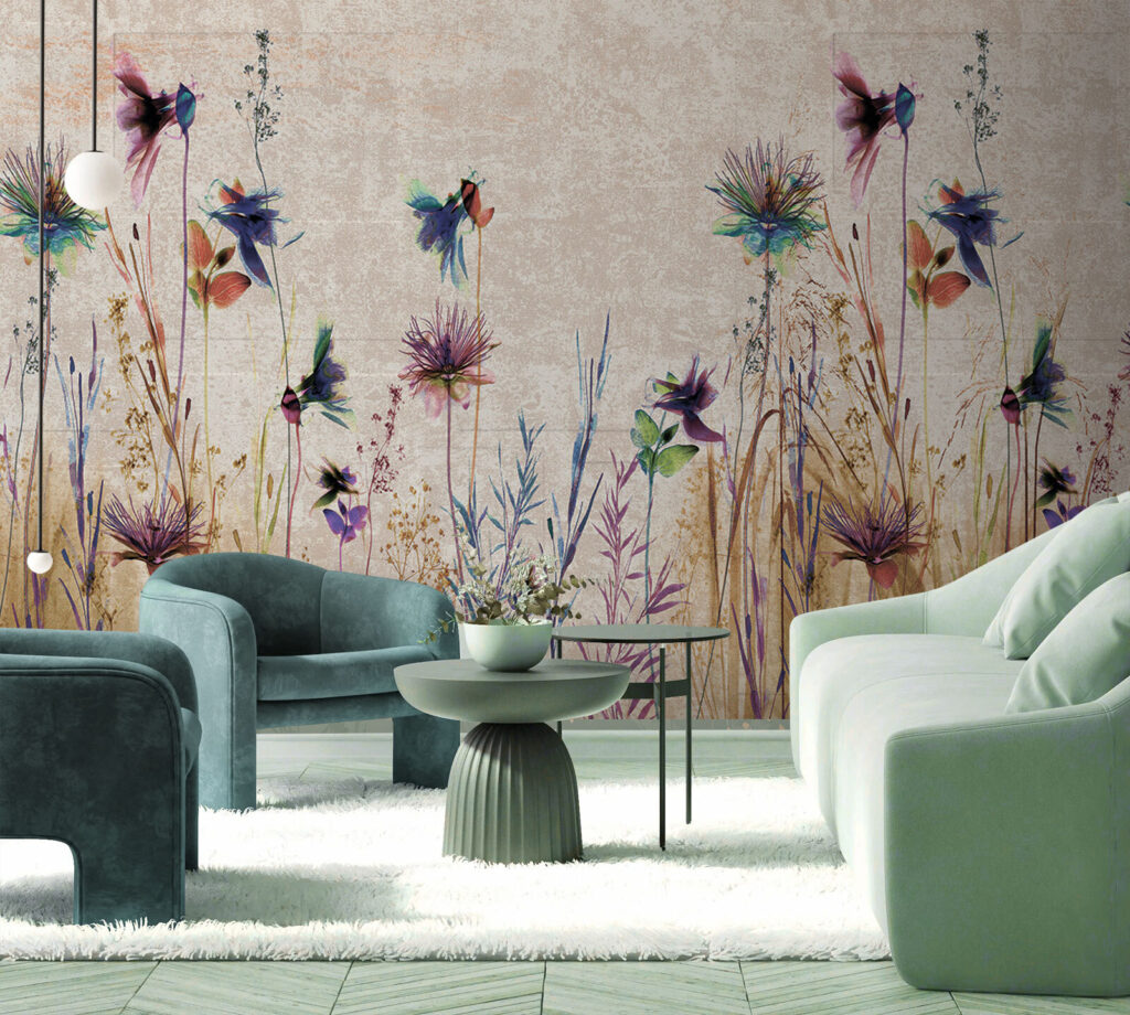 Flores silvestres em lilás — interior 3