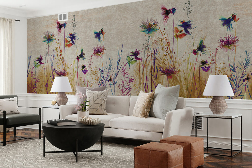 Flores silvestres em lilás — interior 5