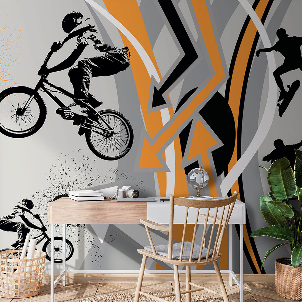 Desporto urbano em laranja — interior 3