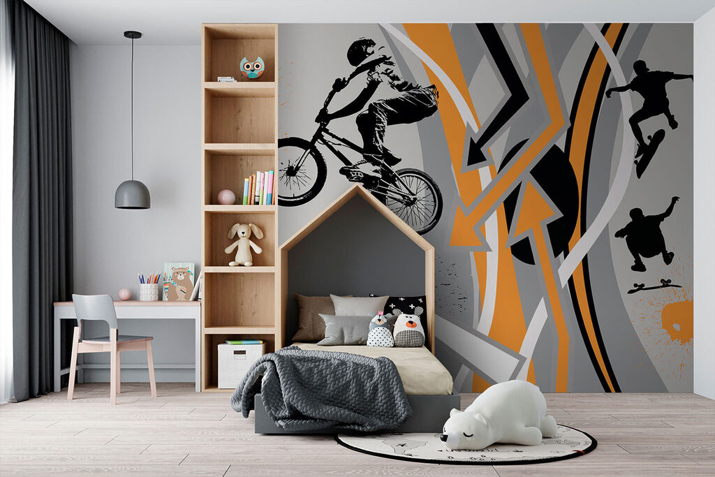 Desporto urbano em laranja — interior 4