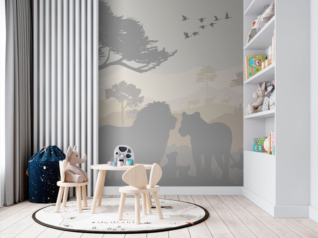 Leões na savana — interior 3