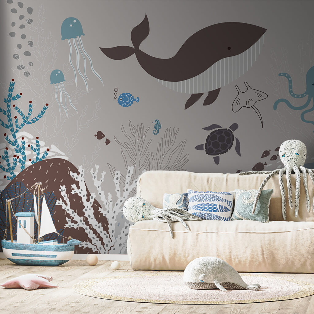 Baleia entre corais — interior 1