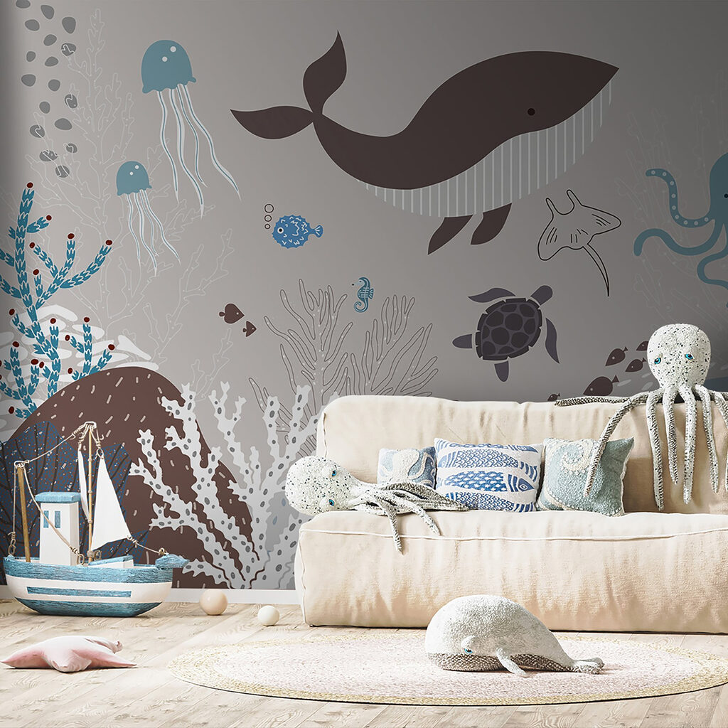 Baleia entre corais — interior 2