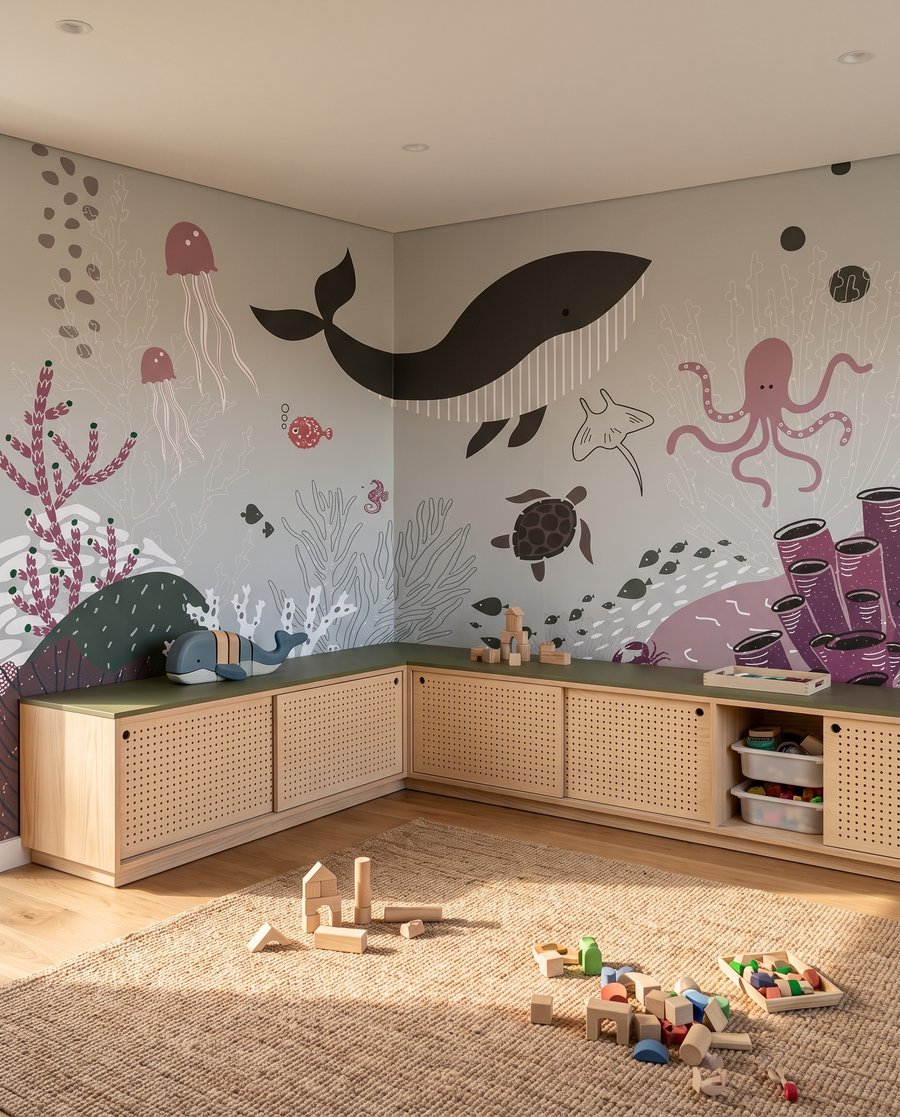 Baleia entre corais — interior 1
