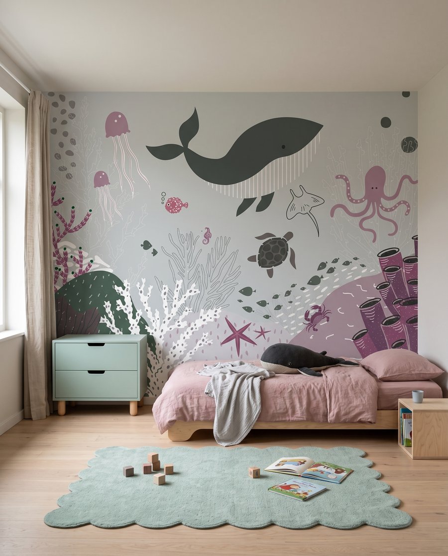 Baleia entre corais — interior 2