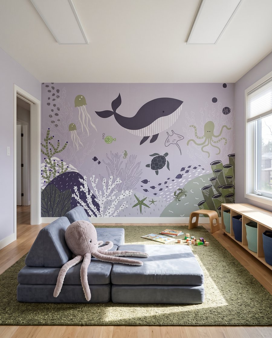 Baleia entre corais — interior 1