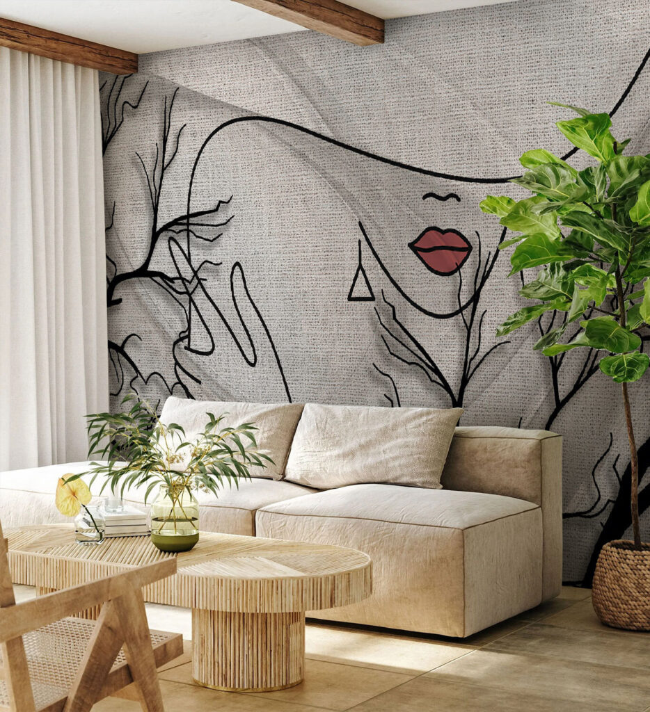 Retrato entre ramos — interior 2