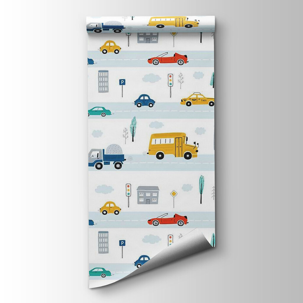 Carros pequenos em fila — vista do produto