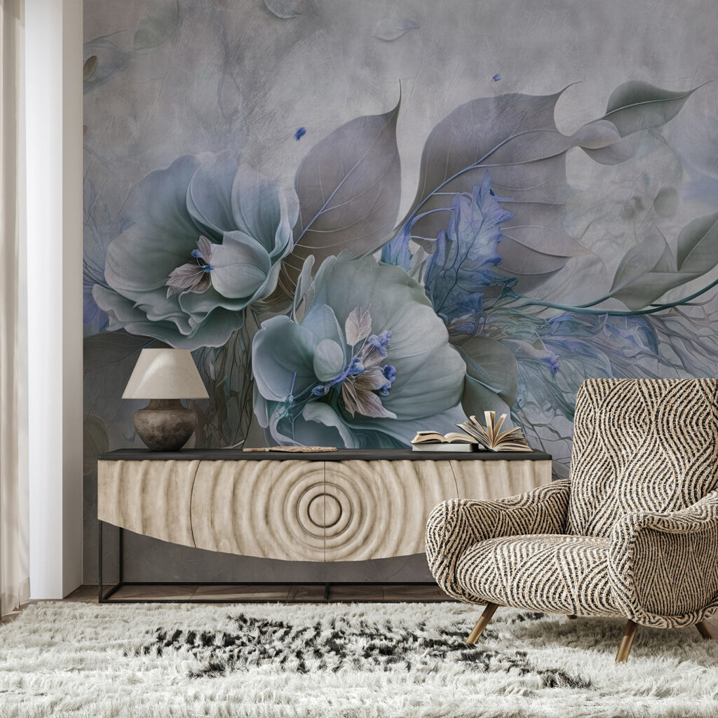 Ramo solto, folhas redondas — interior 1