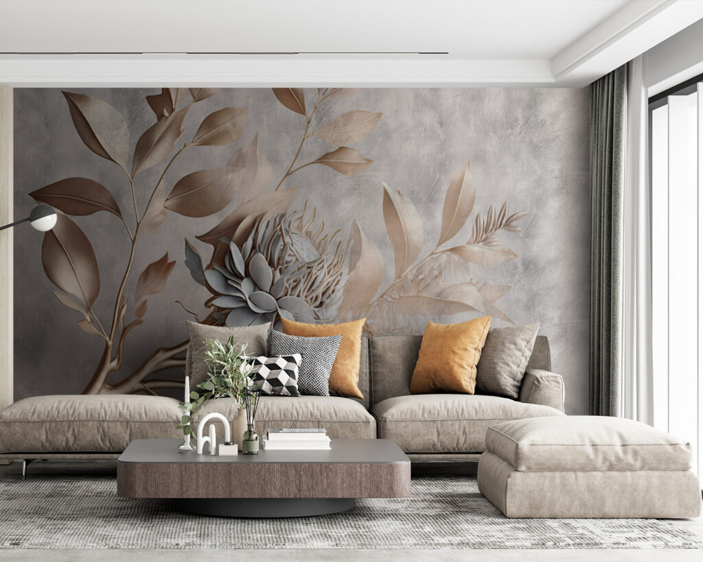 Ramo em relevo quente — interior 1