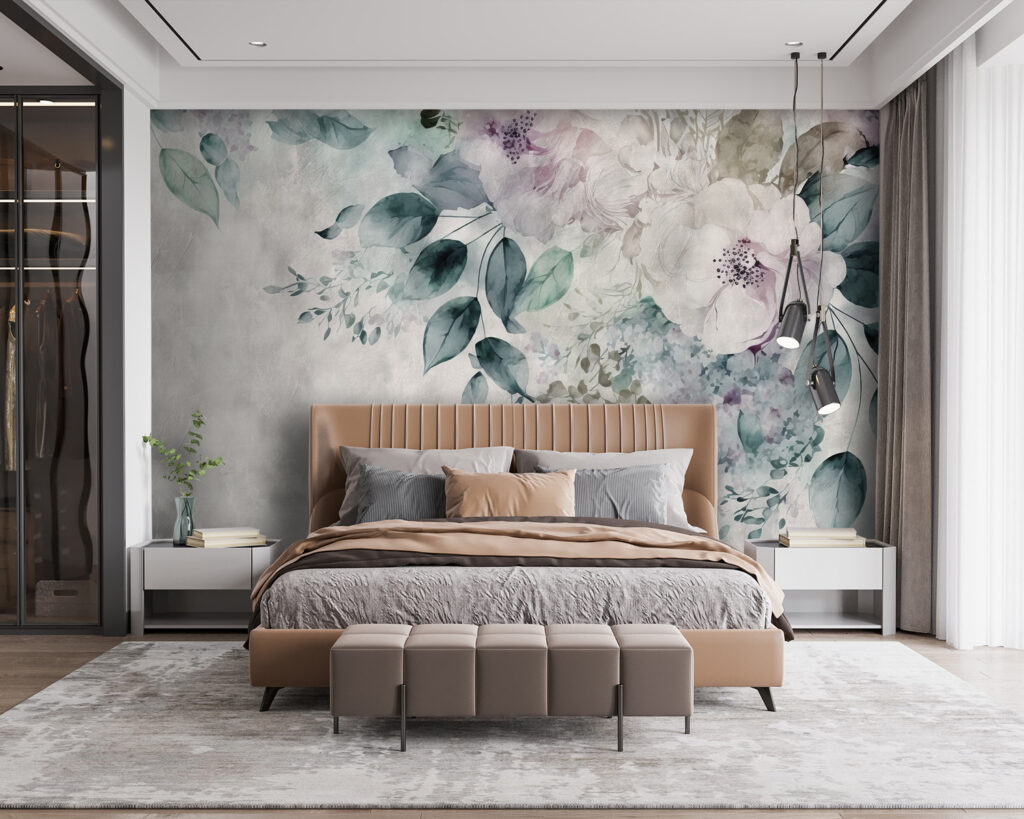 Ramo florido em névoa — interior 2