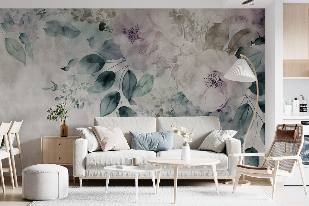 Ramo florido em névoa — interior 5