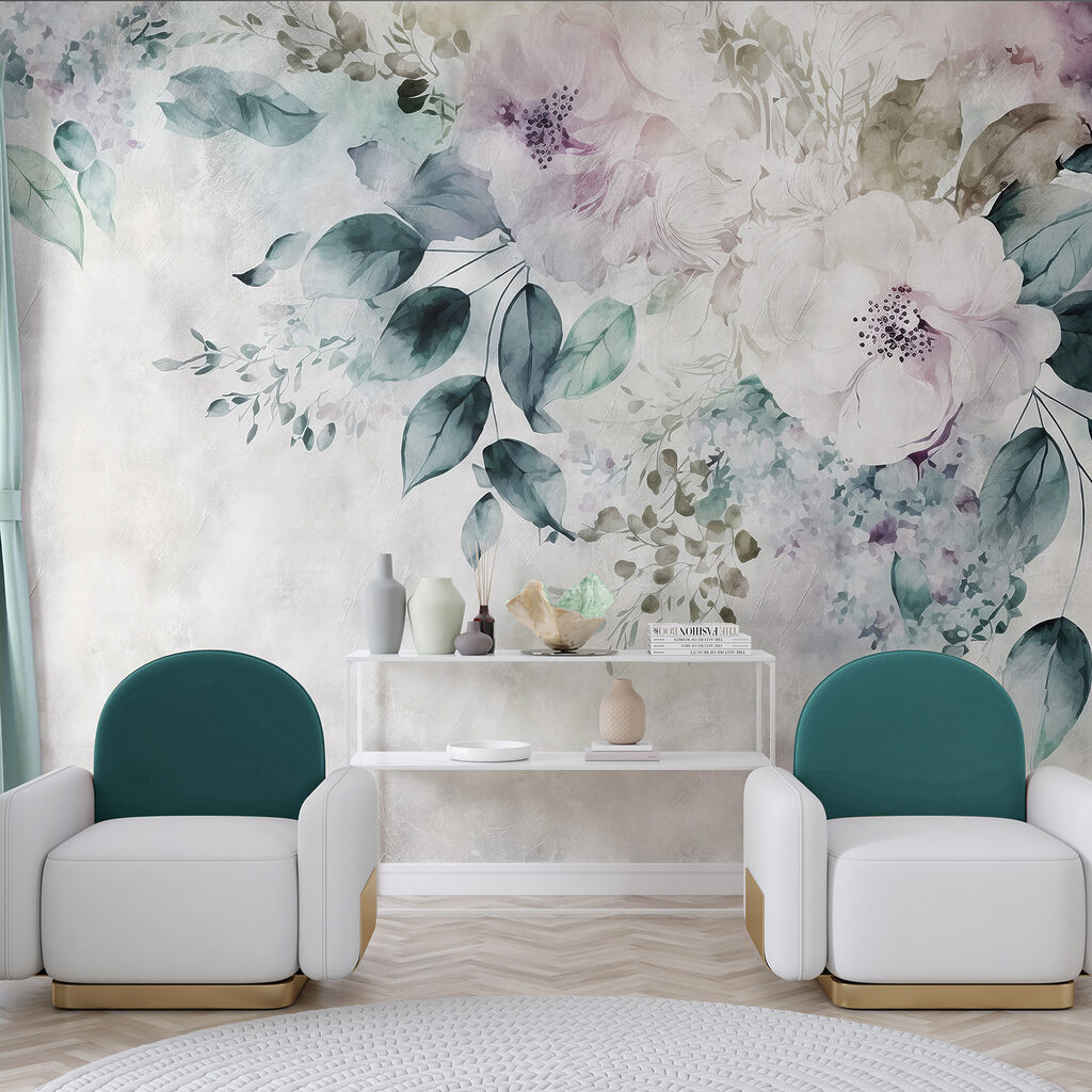 Ramo florido em névoa — interior 4