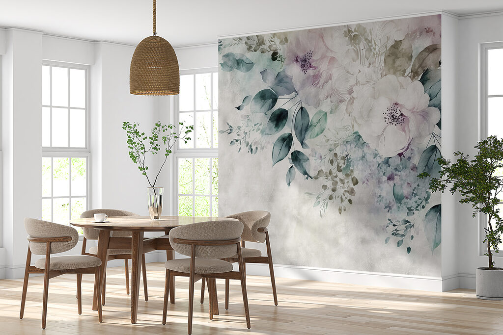 Ramo florido em névoa — interior 6