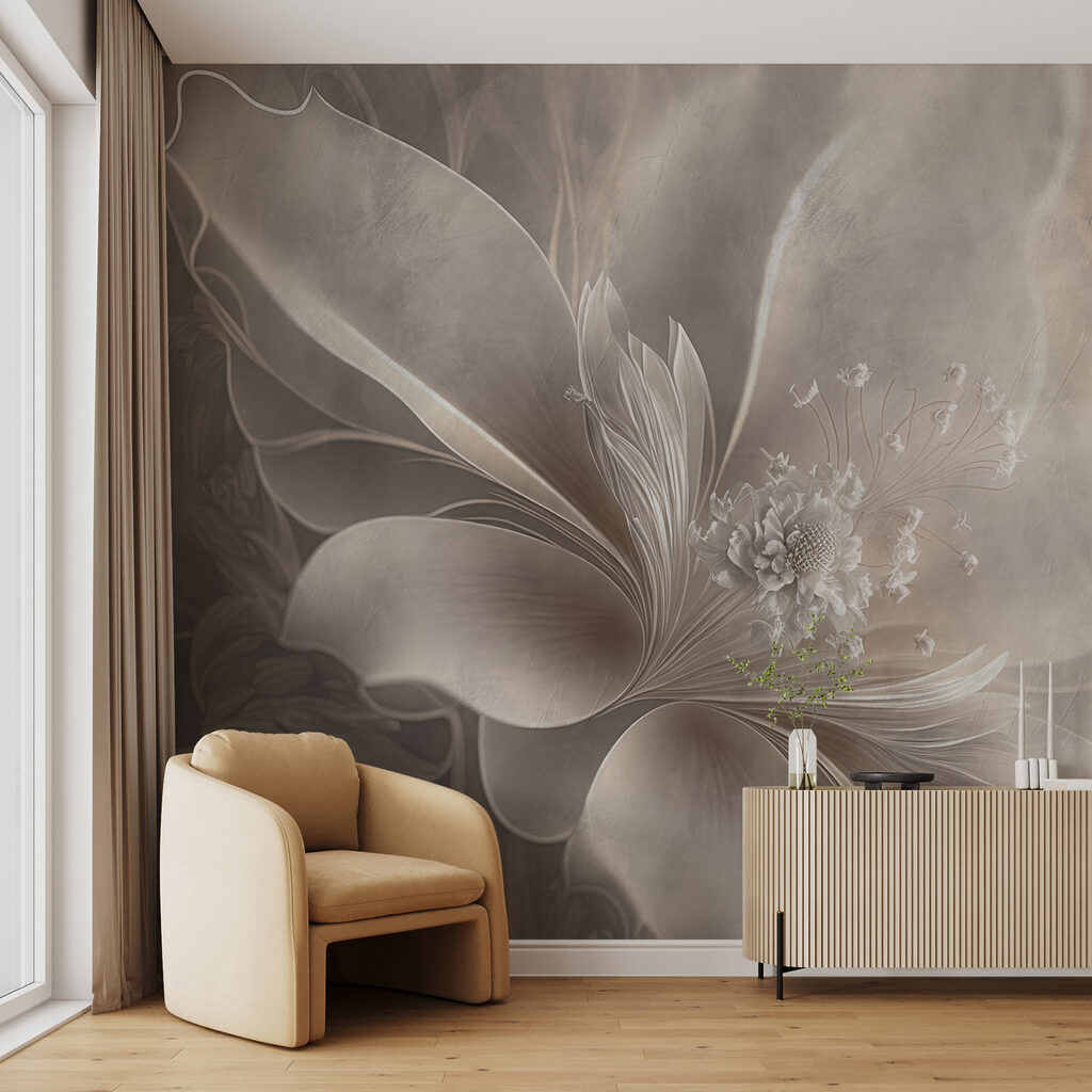 Flor em véu claro — interior 6