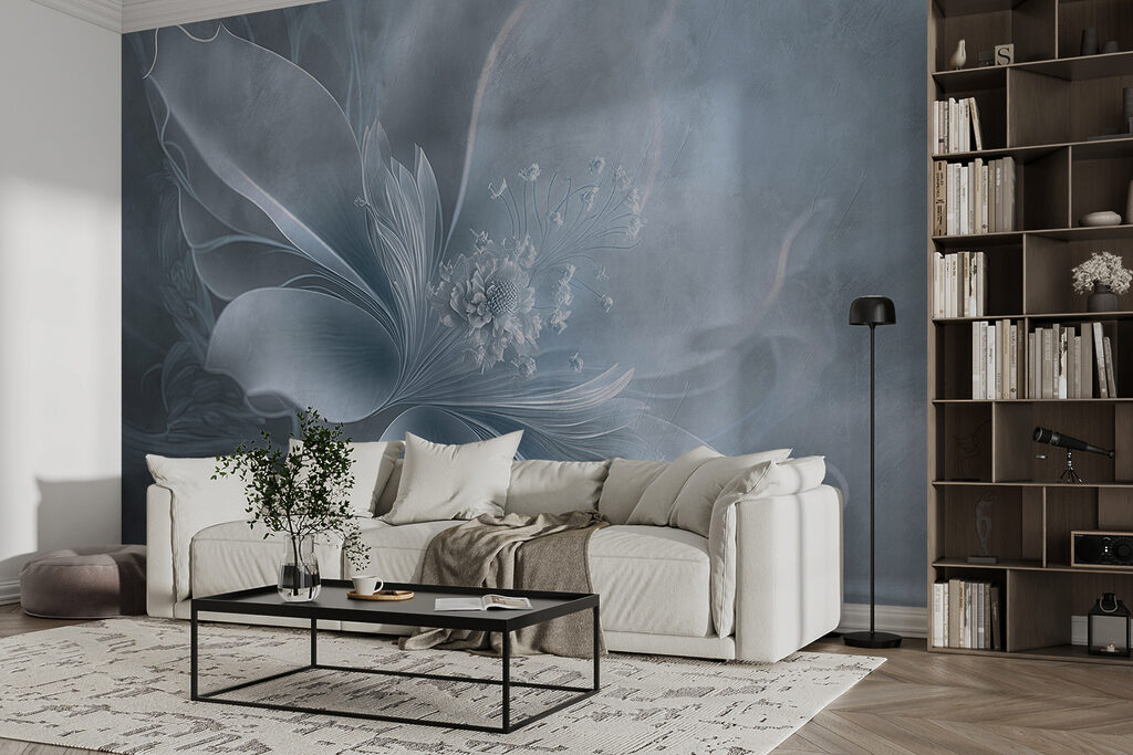 Flor em véu claro — interior 2