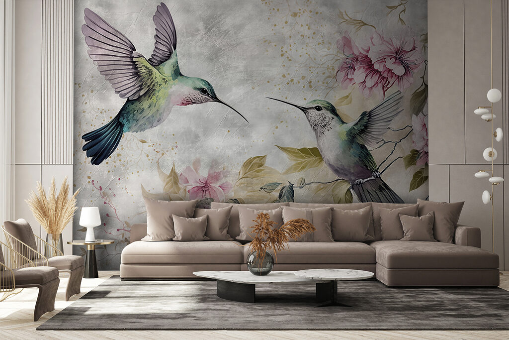 Colibris junto a flores — interior 5