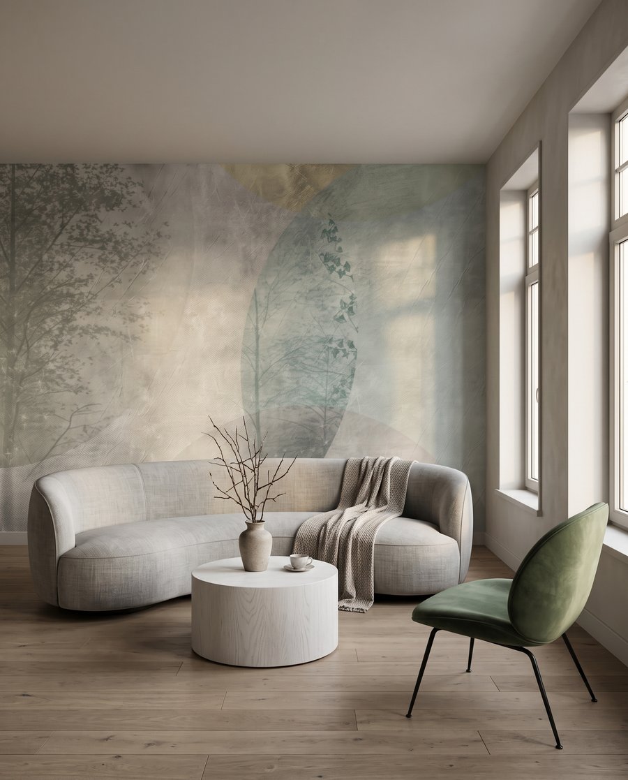 Círculos em tons pastel — interior 4