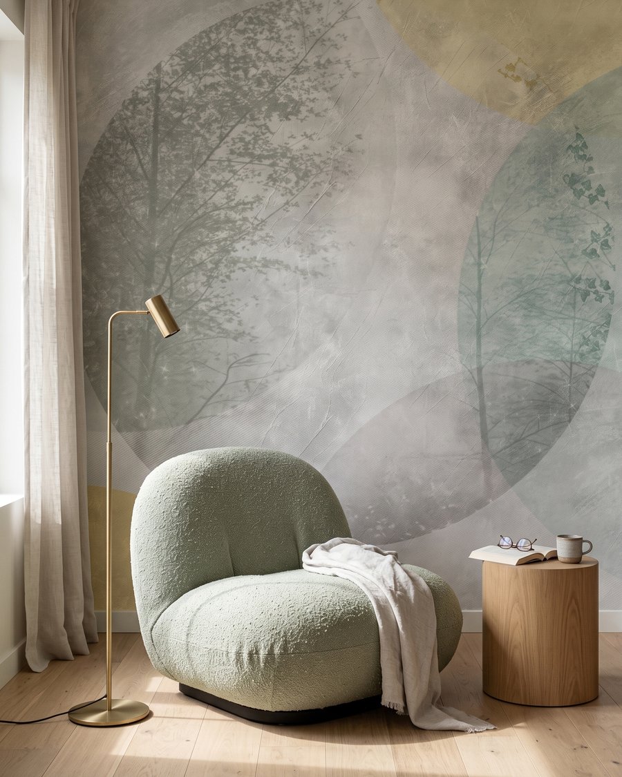 Círculos em tons pastel — interior 6
