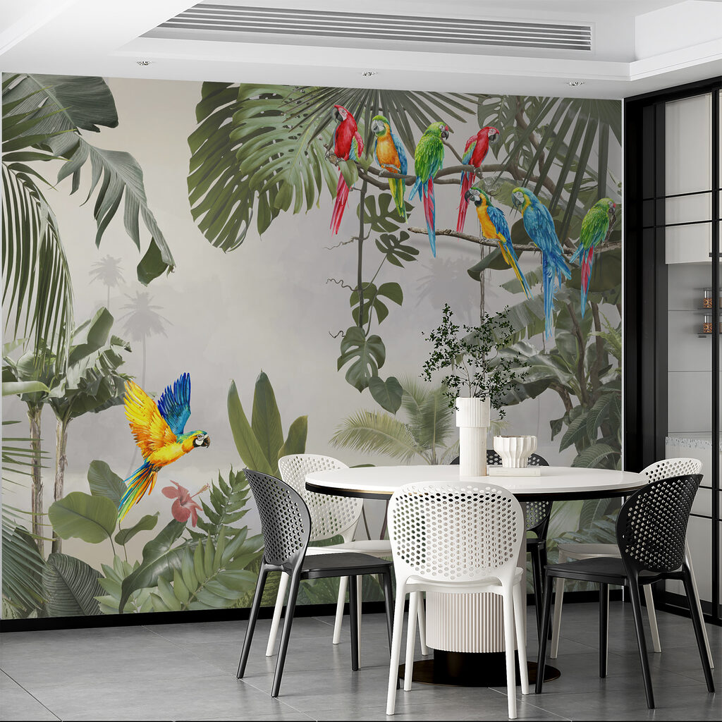 Araras na selva clara — interior 4