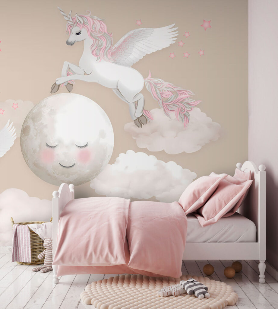 Unicórnios com lua adormecida — interior 1