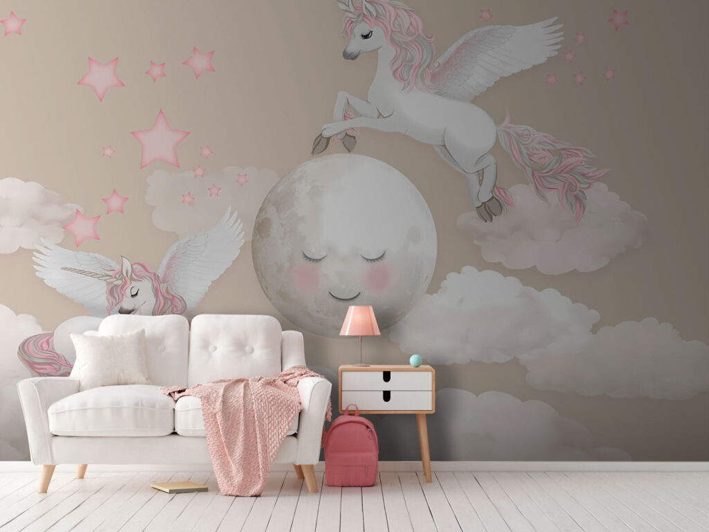 Unicórnios com lua adormecida — interior 3