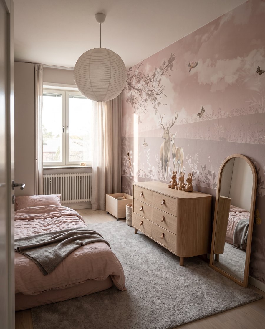Veados em prados rosa — interior 5