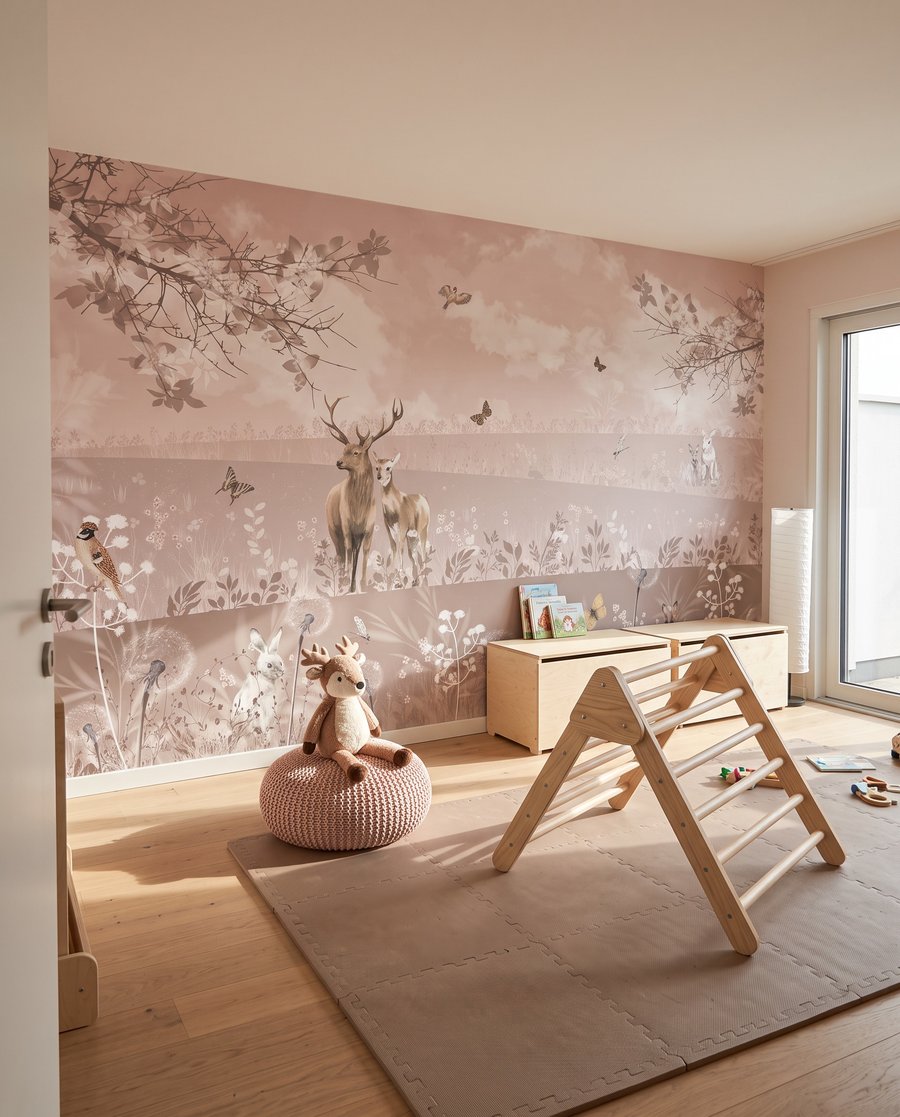 Veados em prados rosa — interior 6