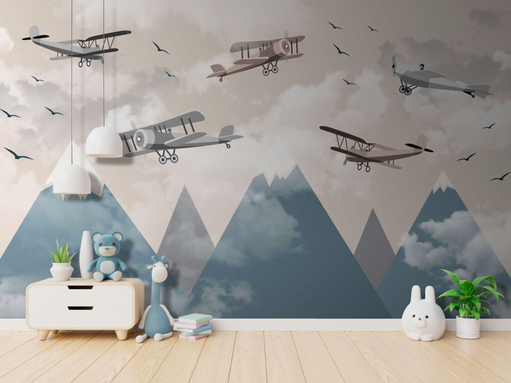 Aviões sobre montanhas — interior 2