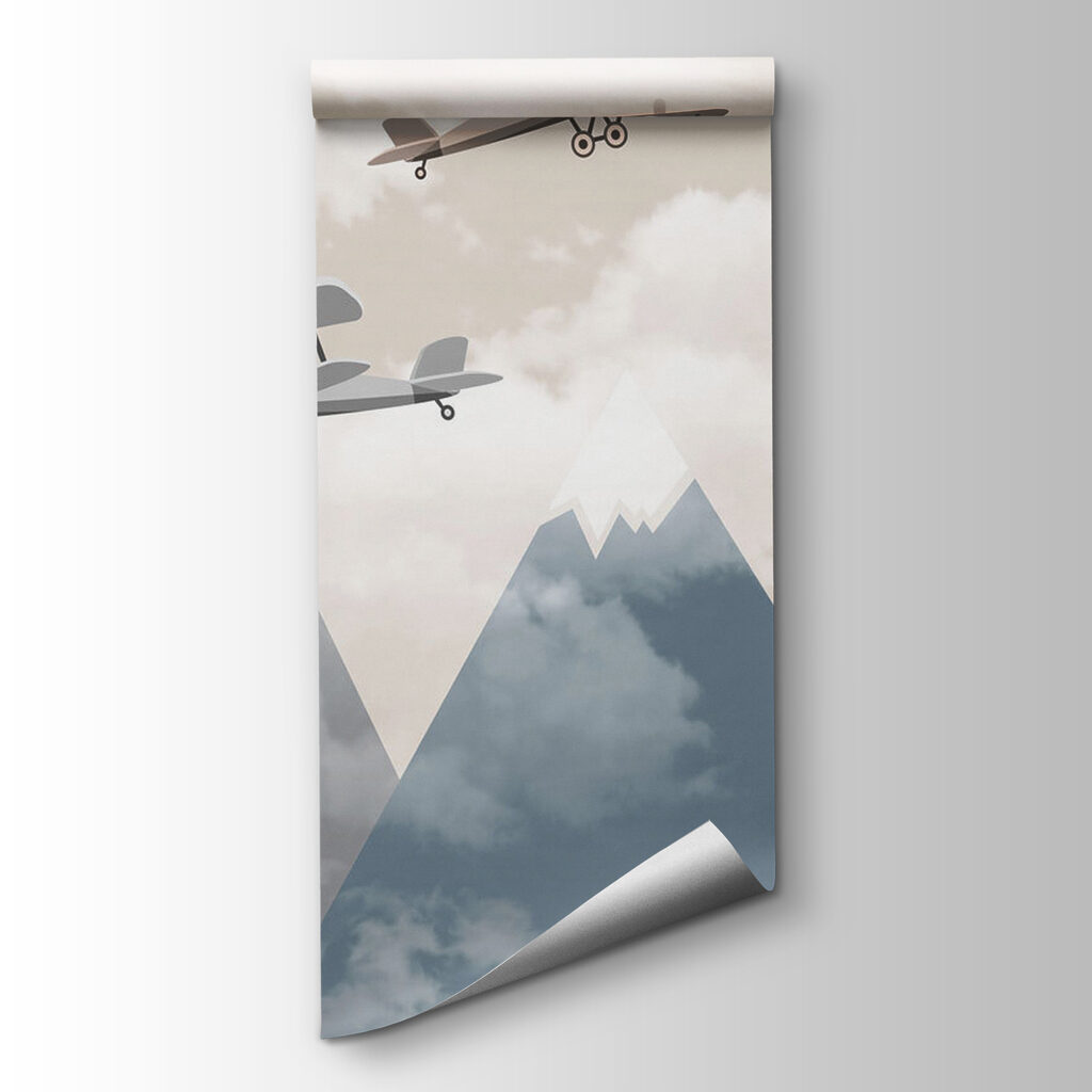 Aviões sobre montanhas — vista do produto