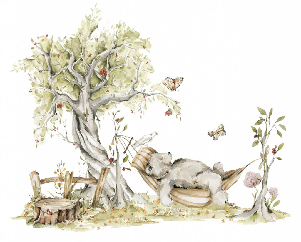 Animais em repouso — design completo
