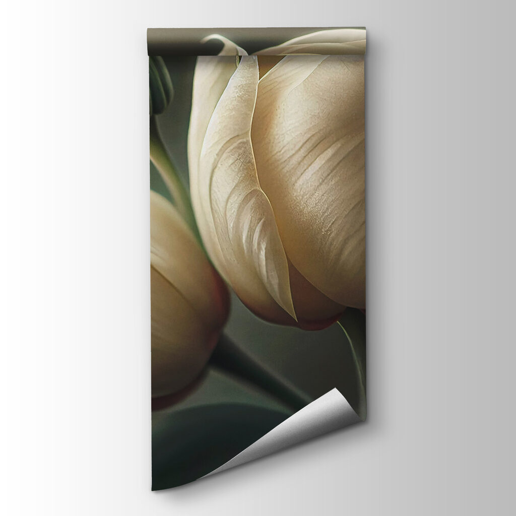 Tulipas creme na sombra — vista do produto