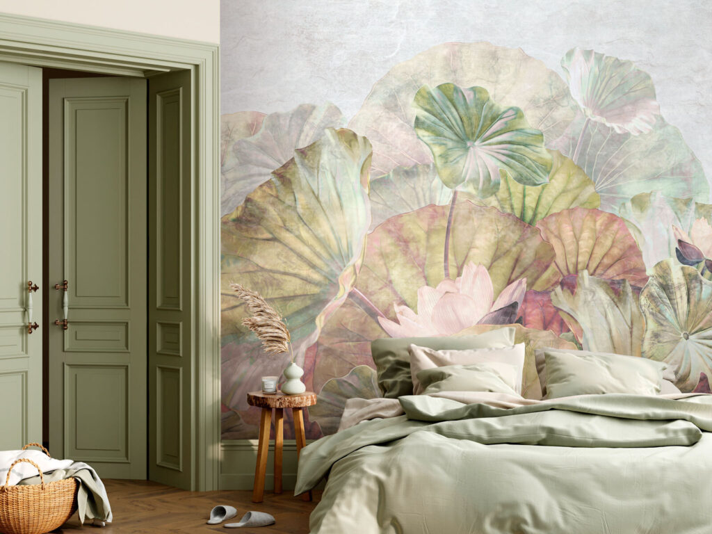 Lótus em tons pastel — interior 1