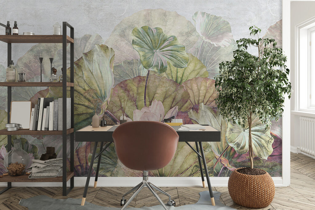 Lótus em tons pastel — interior 5