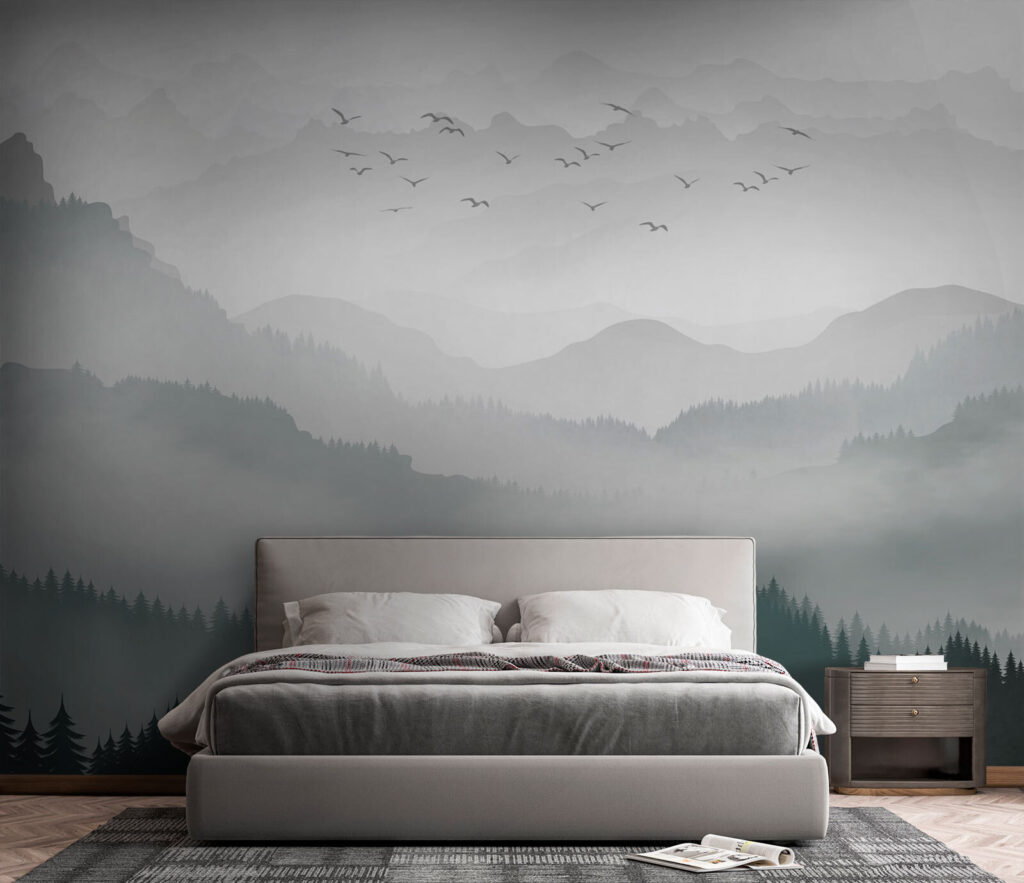 Aves sobre a neblina — interior 2