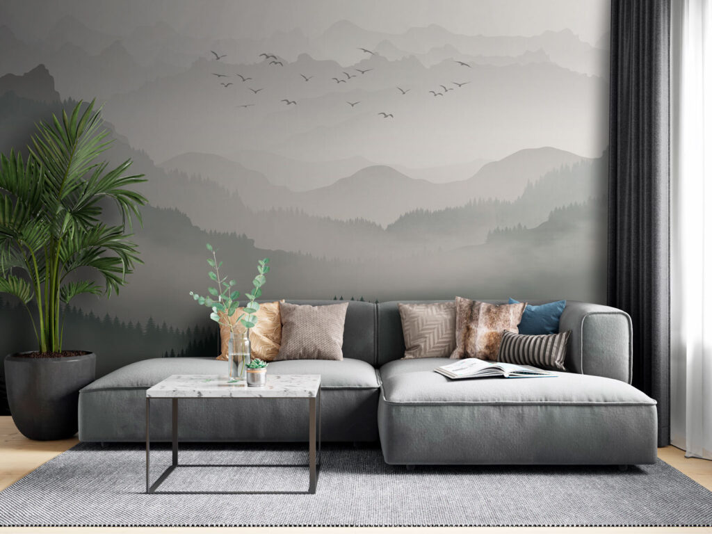 Aves sobre a neblina — interior 1