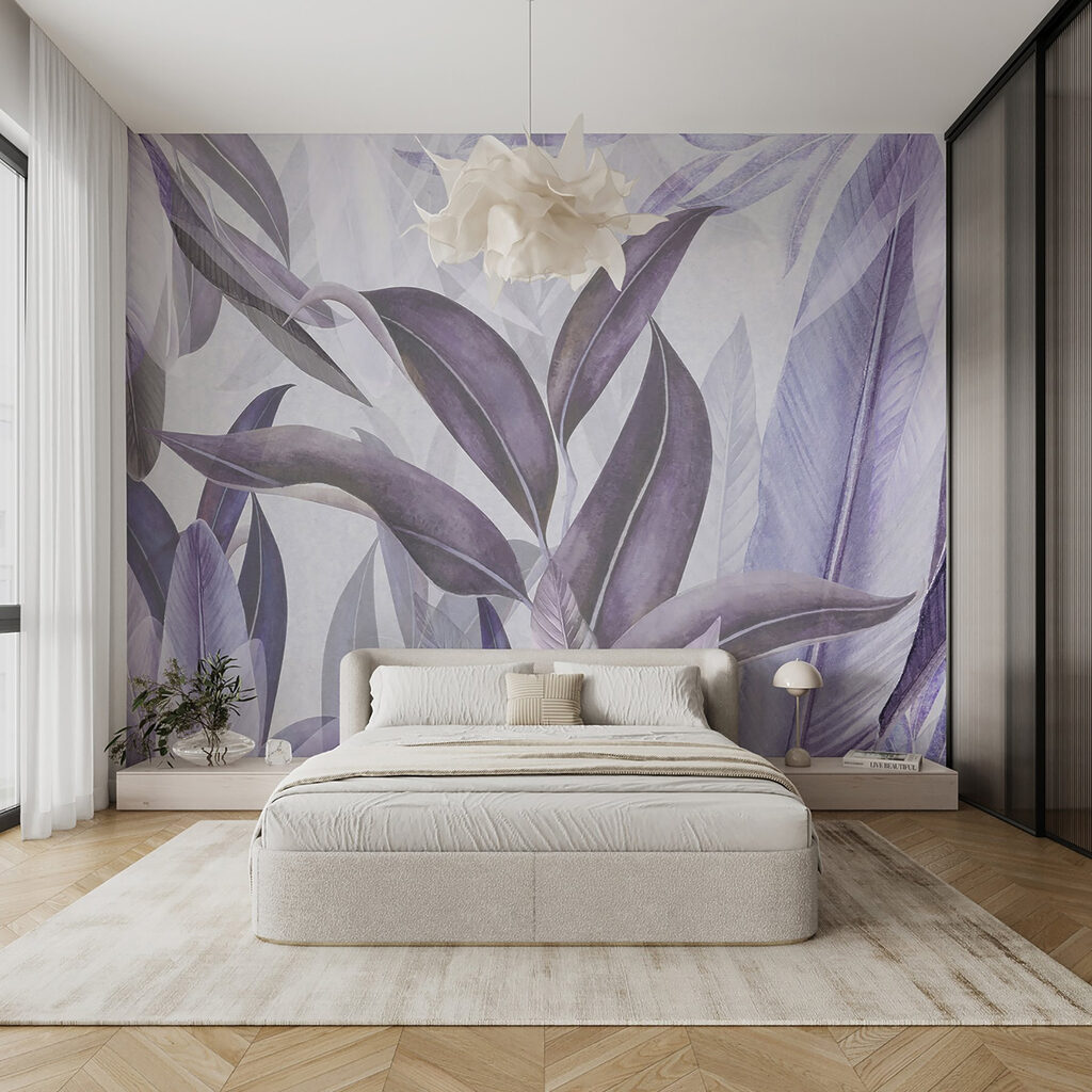 Folhas longas em pastel — interior 2