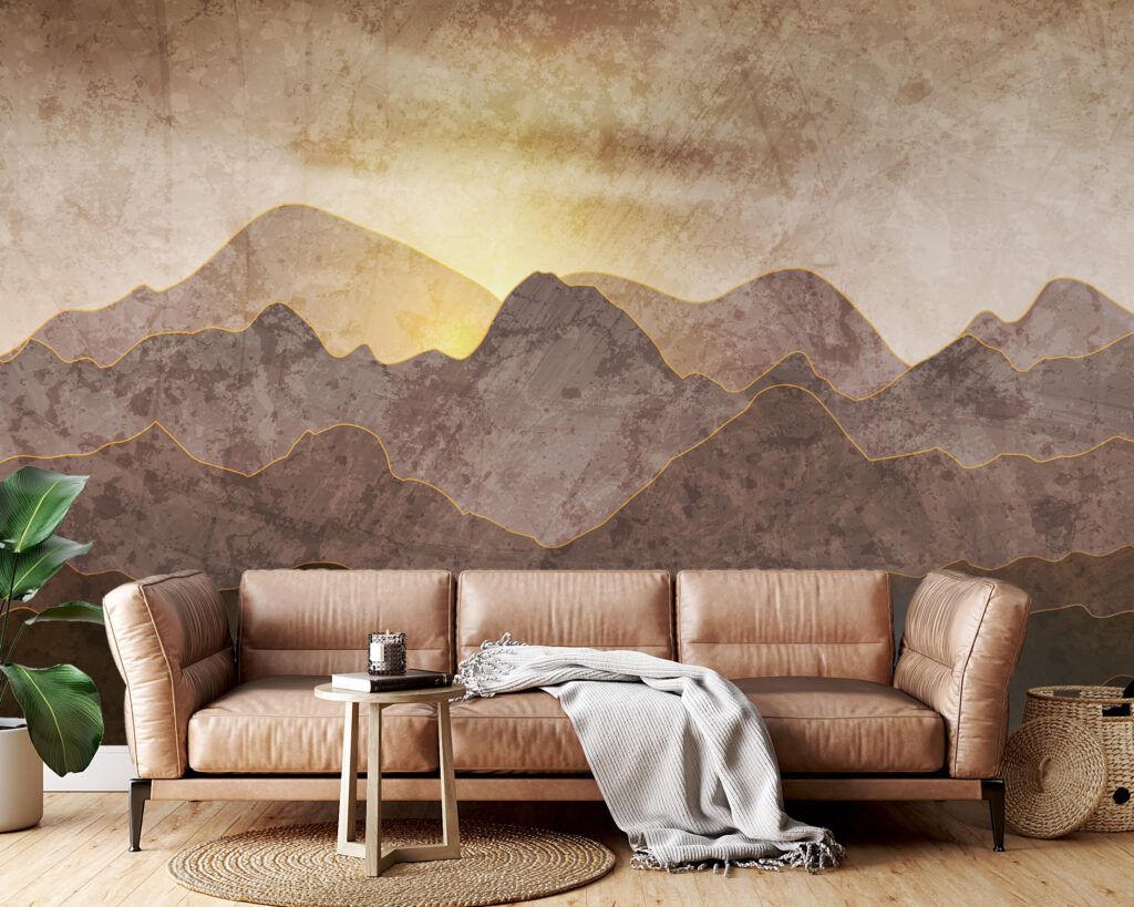 Sol atrás das montanhas — interior 1