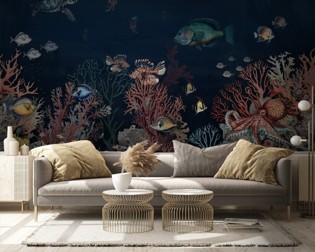 Recife em azul-escuro — interior 6