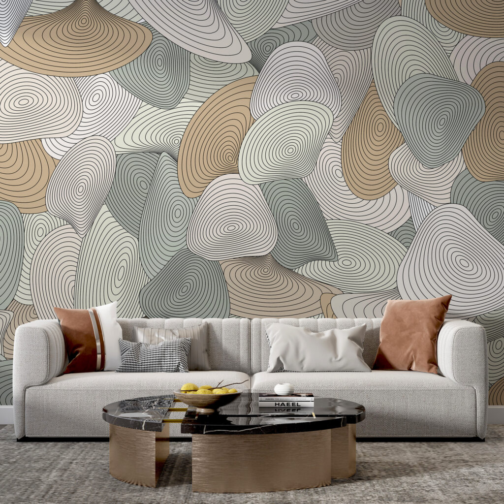 Formas redondas com contornos — interior 3