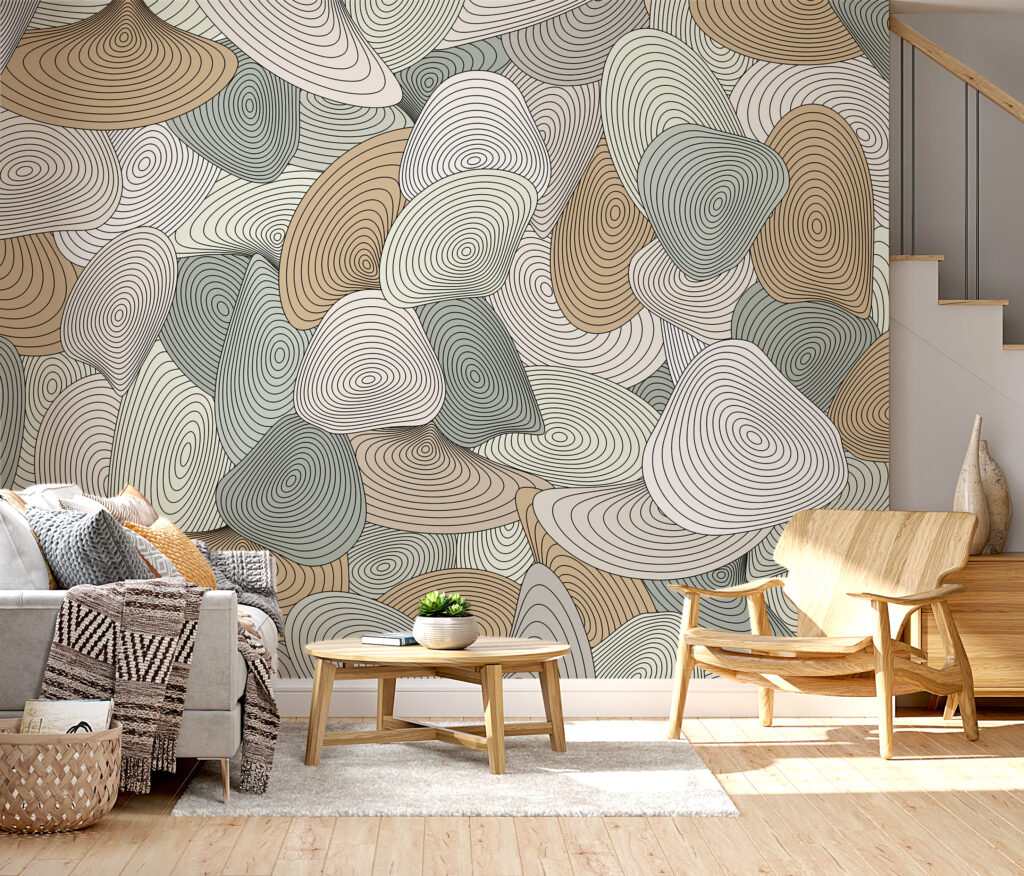 Formas redondas com contornos — interior 1
