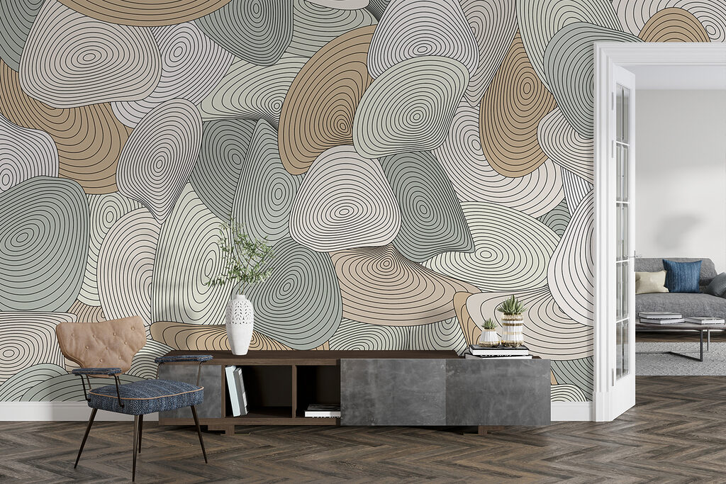 Formas redondas com contornos — interior 7