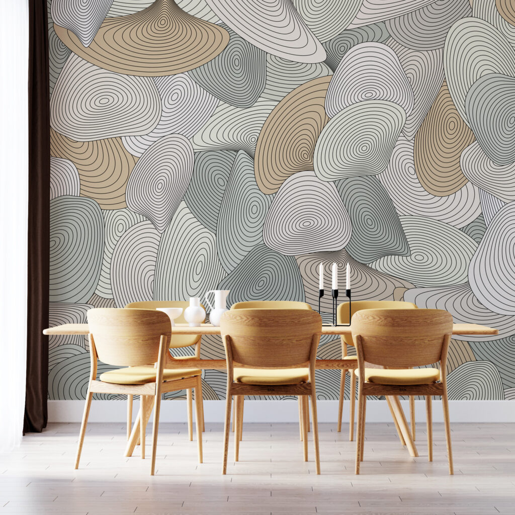 Formas redondas com contornos — interior 4