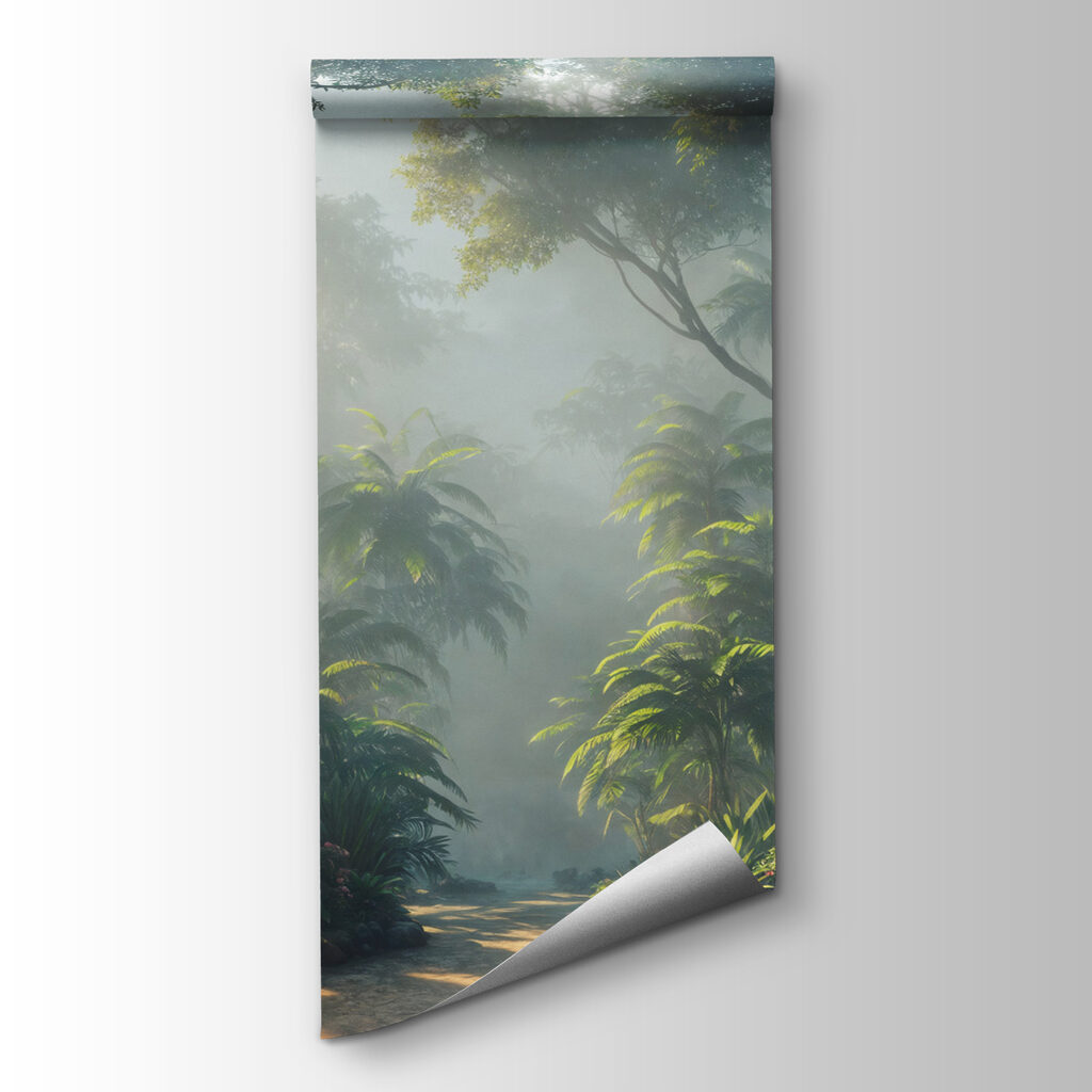 Trilho na selva — vista do produto