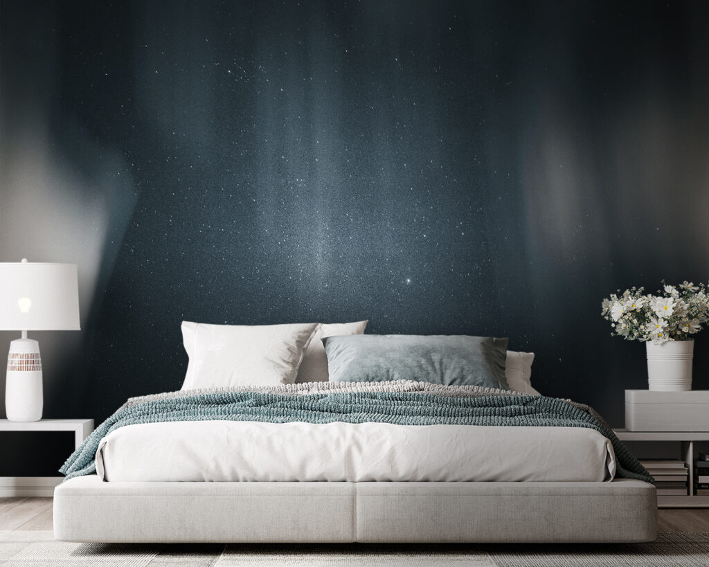 Luz em névoa azul — interior 1