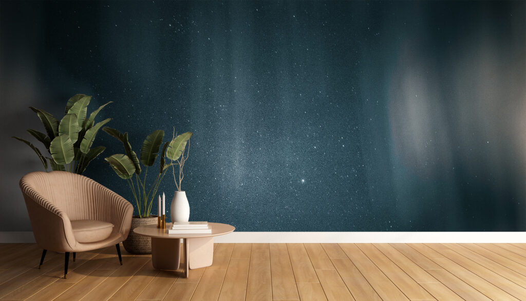 Luz em névoa azul — interior 3