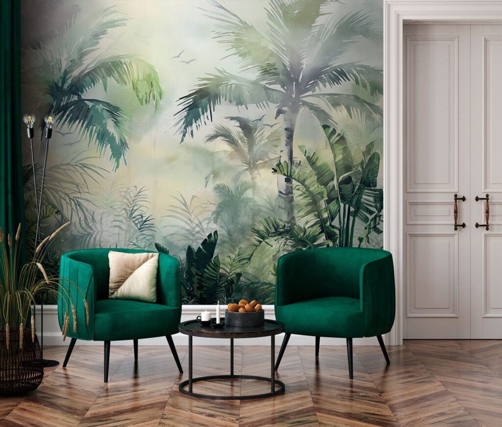 Selva em verde suave — interior 3
