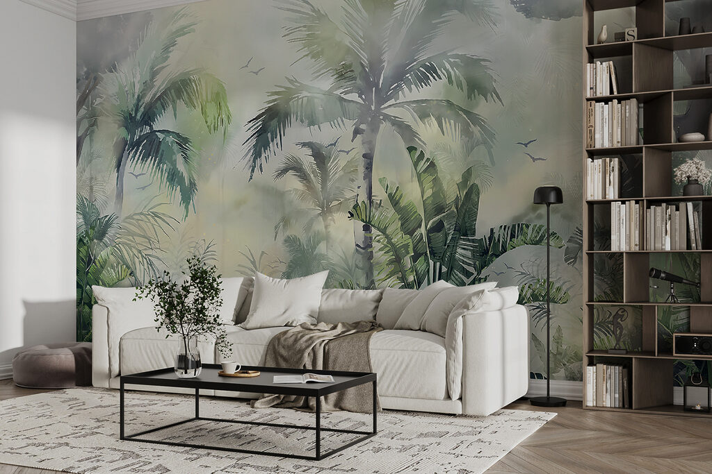 Selva em verde suave — interior 5
