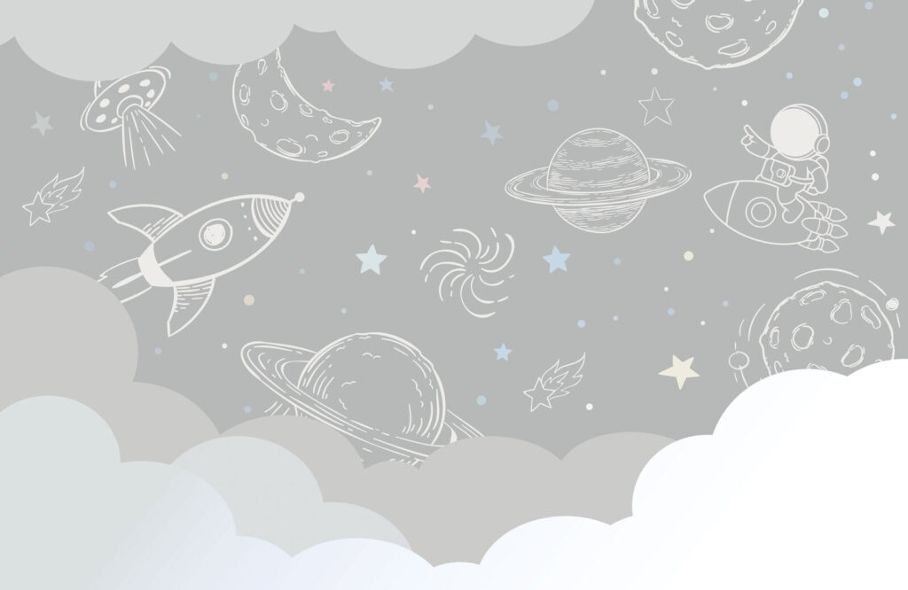 Desenhos do espaço — design completo