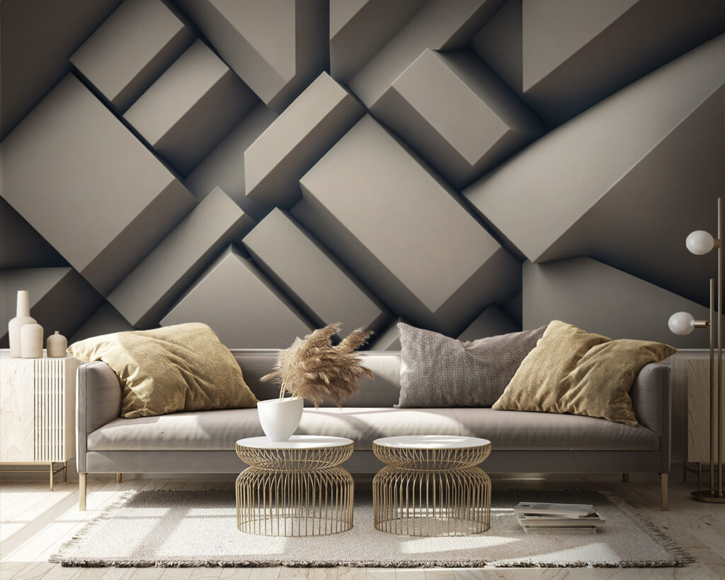 Barras cinzentas em ritmo — interior 1